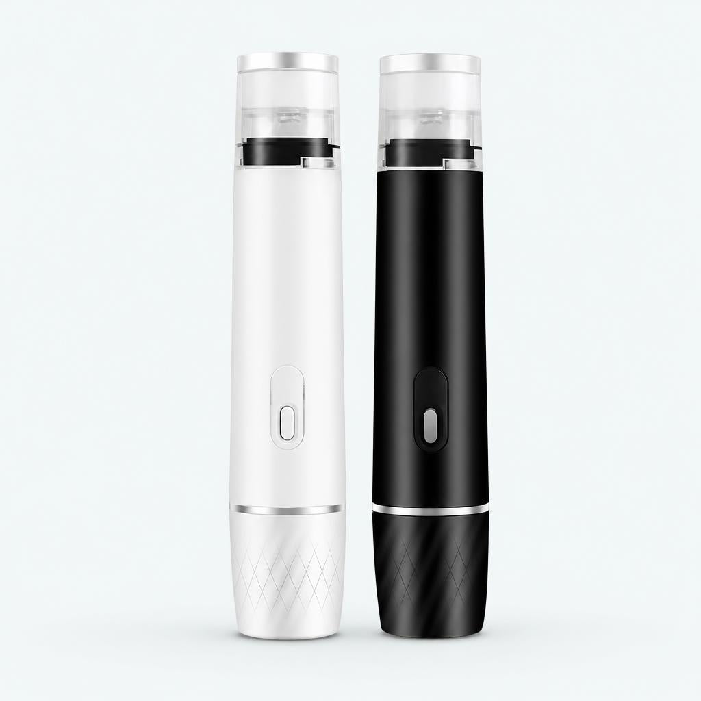 VacuPod mini vacuum sealer in white and black